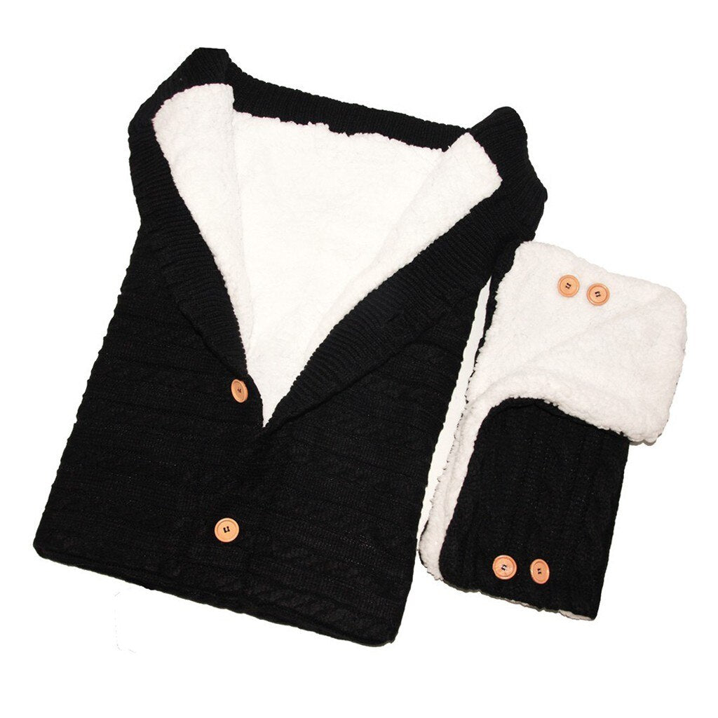 Stroller sleeping bag and gloves set