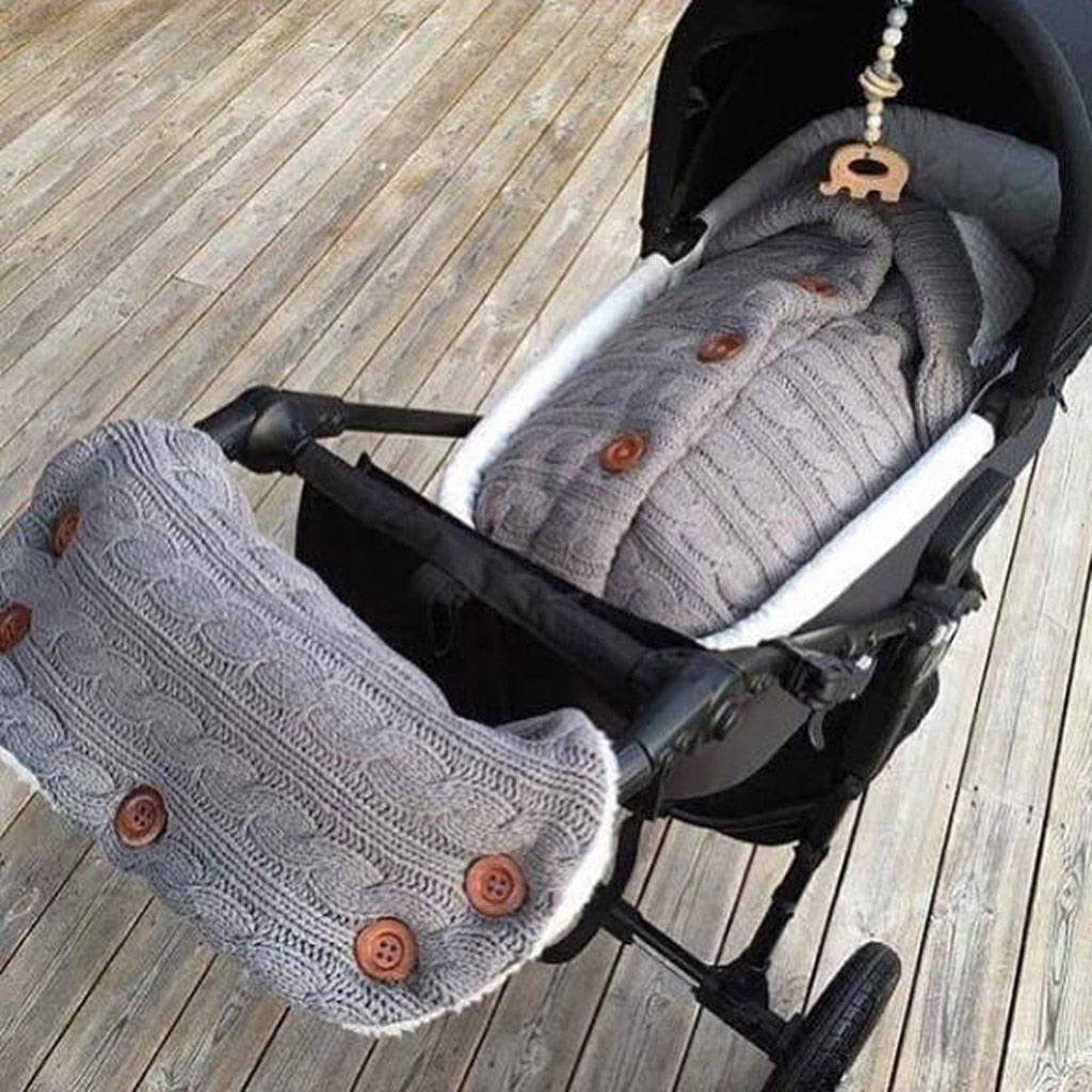 Stroller sleeping bag and gloves set