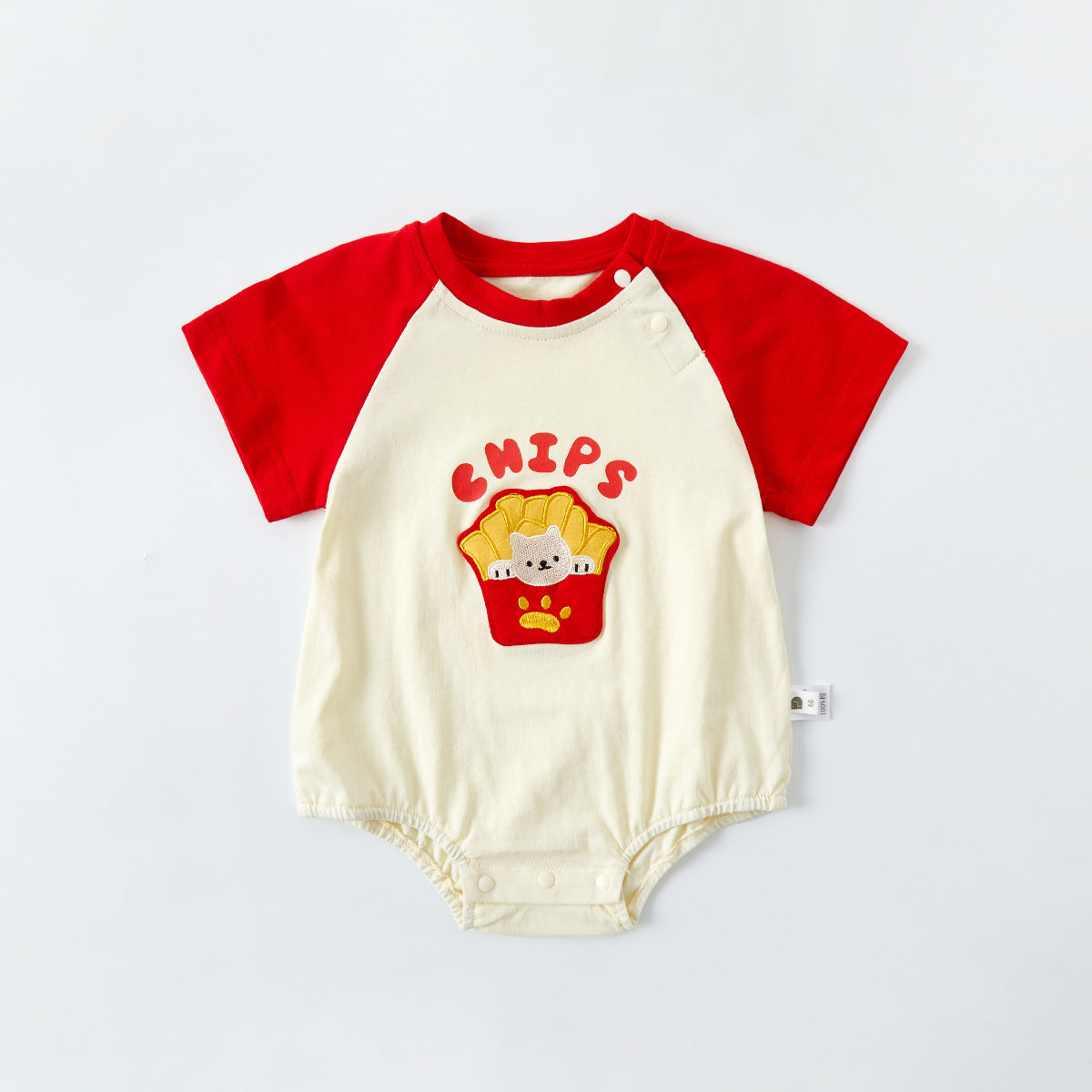 Short-sleeve cartoon bodysuit