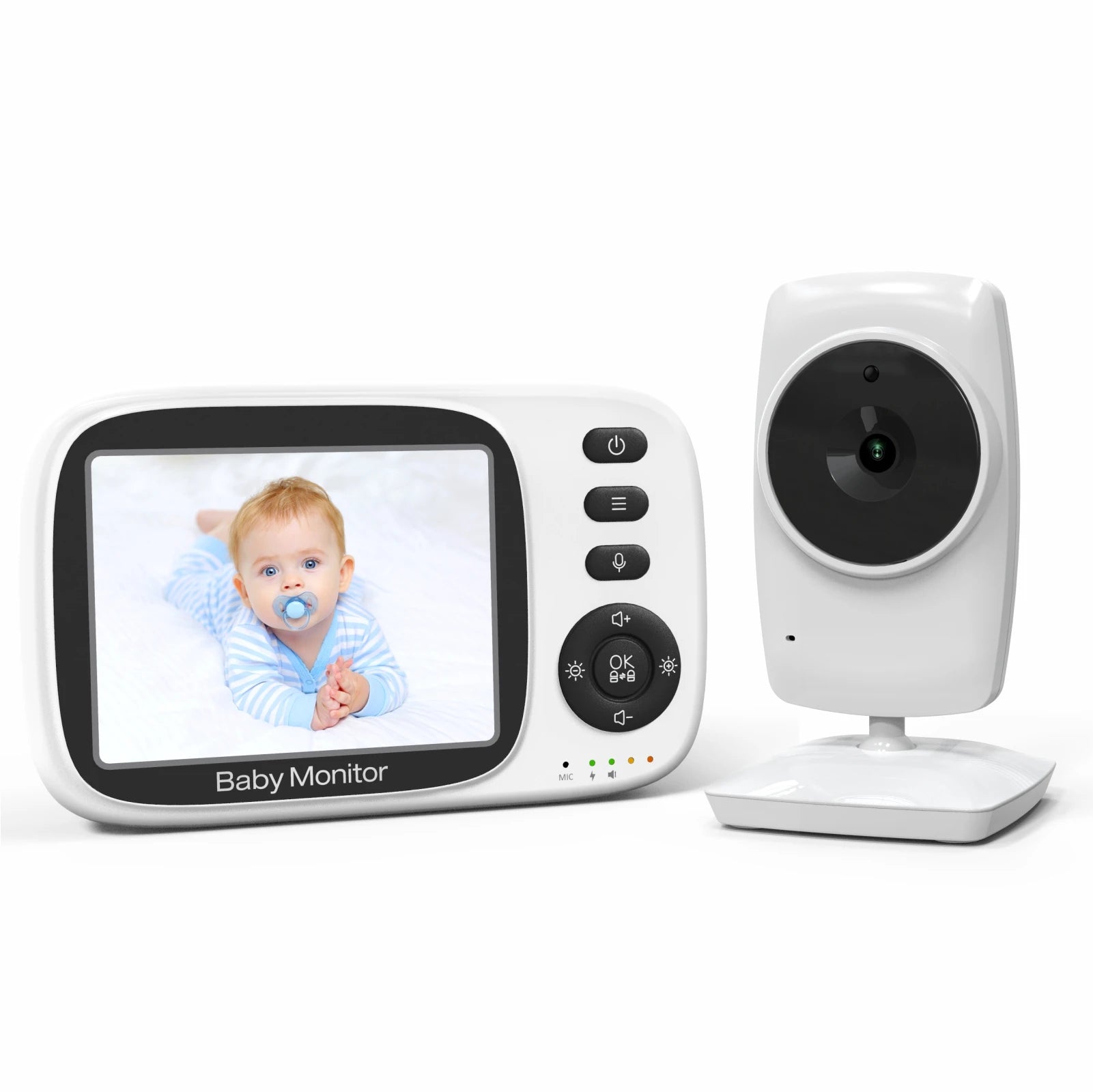 Baby video monitor with 3.2-inch screen