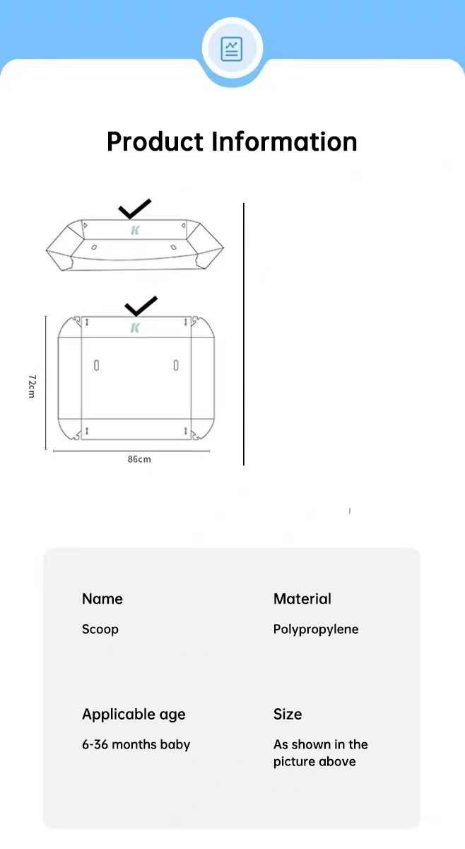 Food catcher for mealtimes — chair not included
