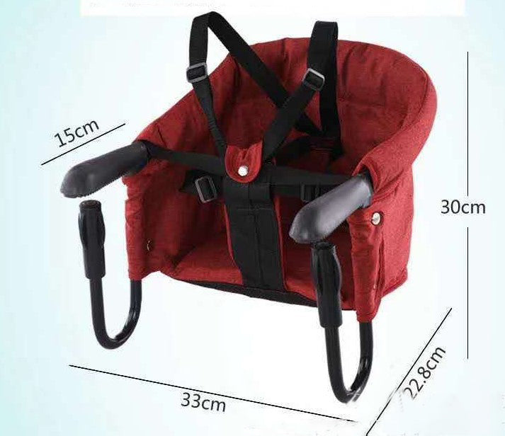 Portable hook-on baby dining chair