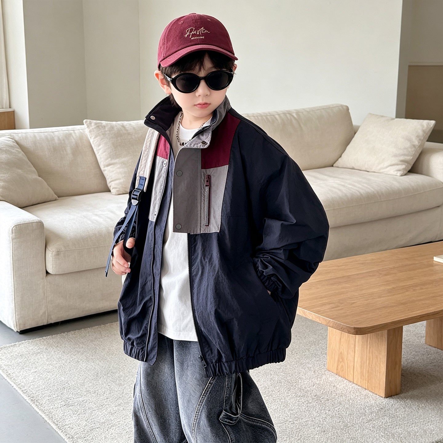 Boys’ long-sleeve jacket
