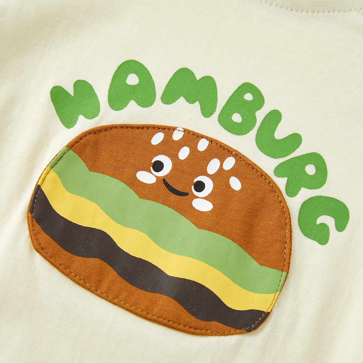 Short-sleeve cartoon bodysuit