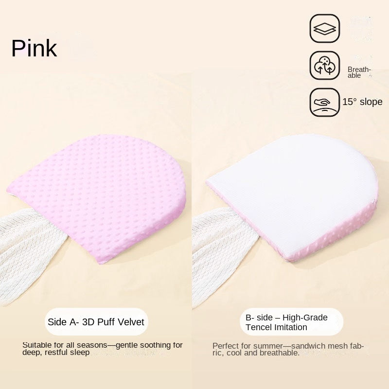 Inclined baby cushion