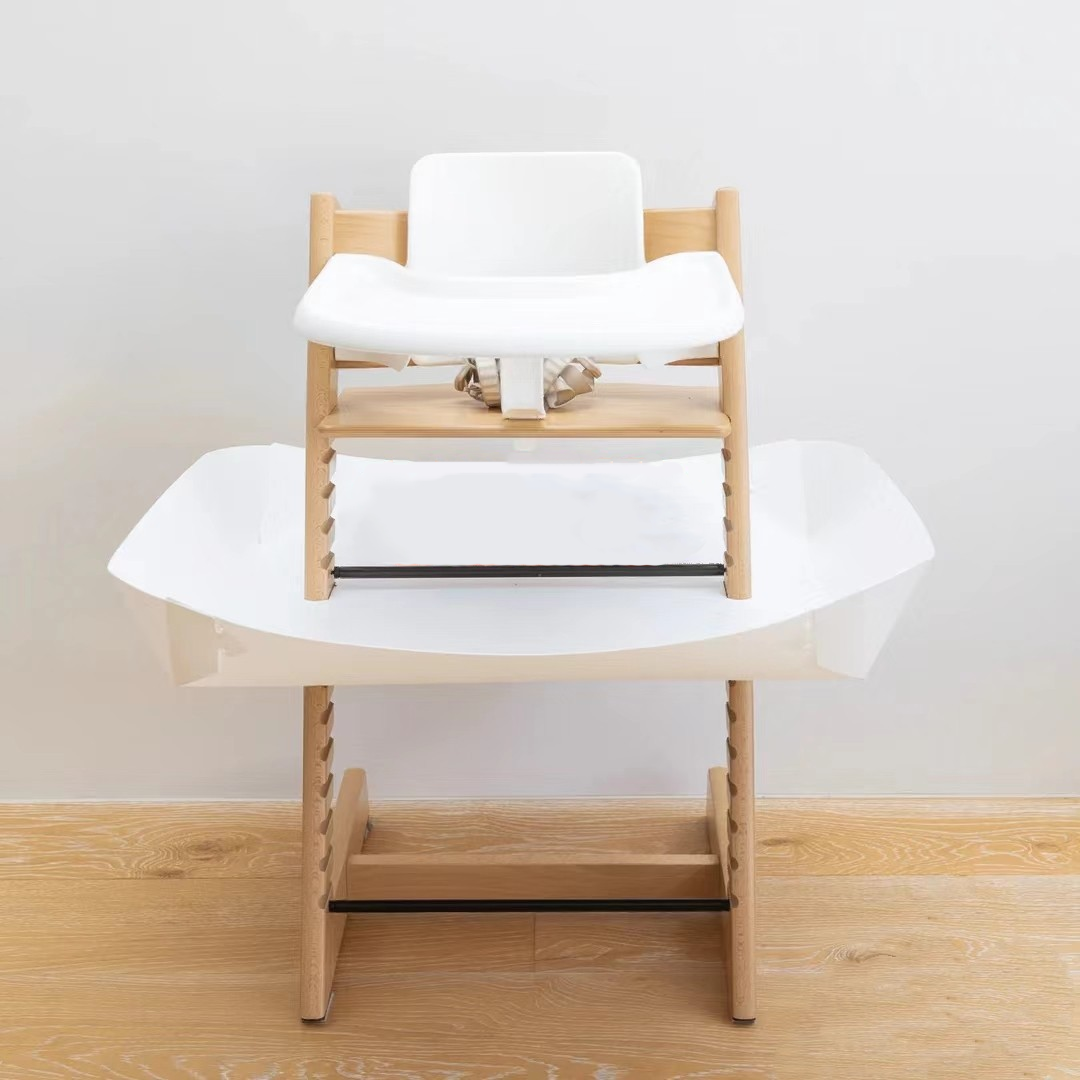 Food catcher for mealtimes — chair not included