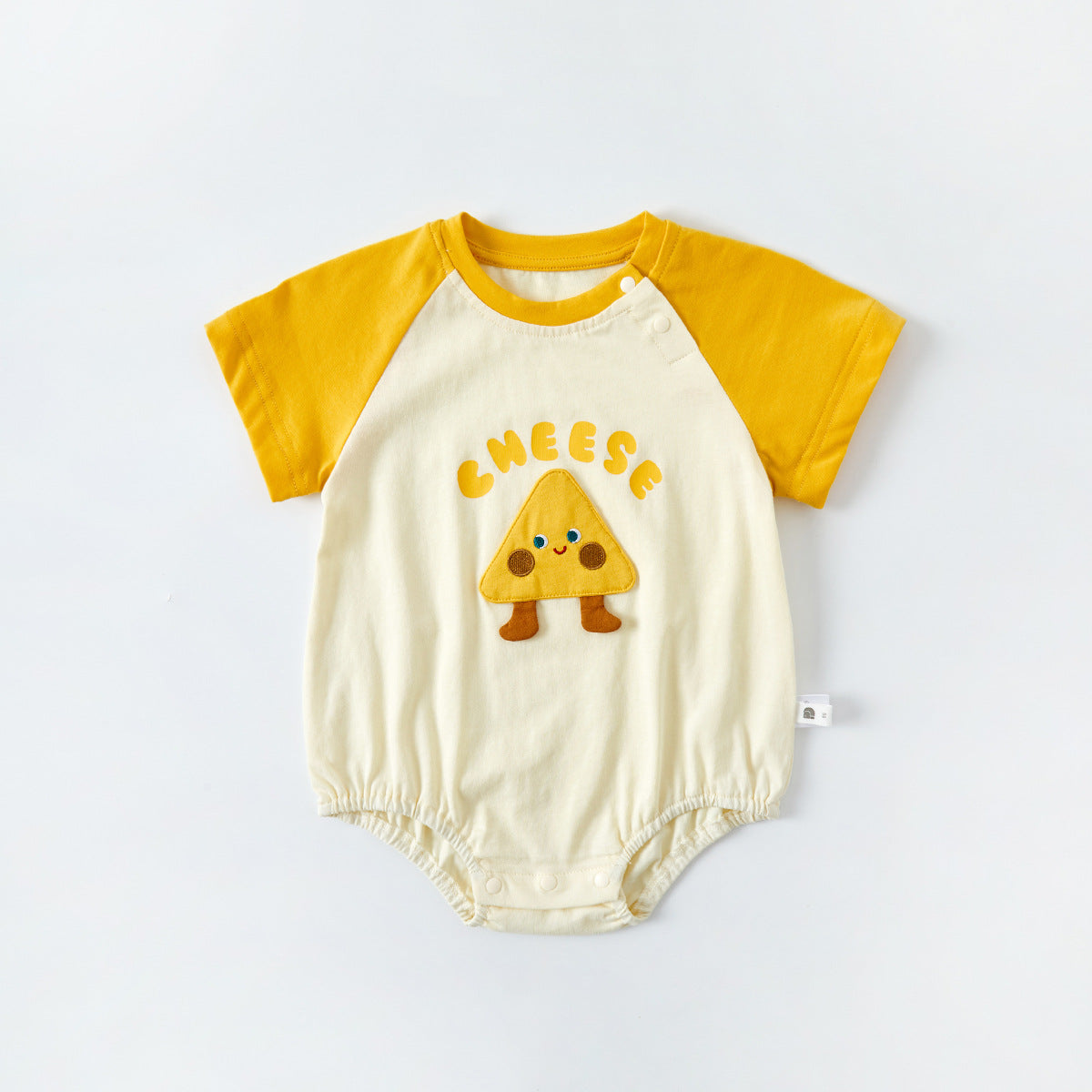 Short-sleeve cartoon bodysuit