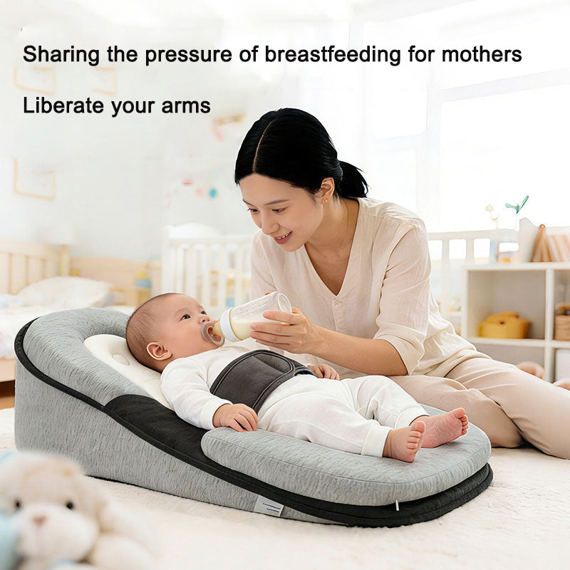 Inclined baby cushion