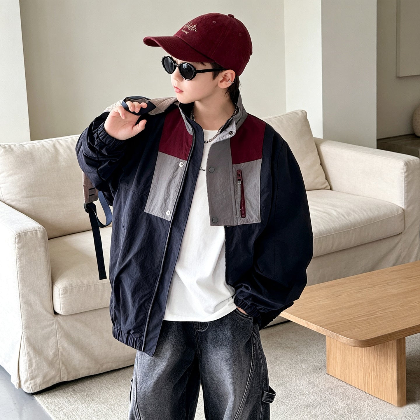 Boys’ long-sleeve jacket